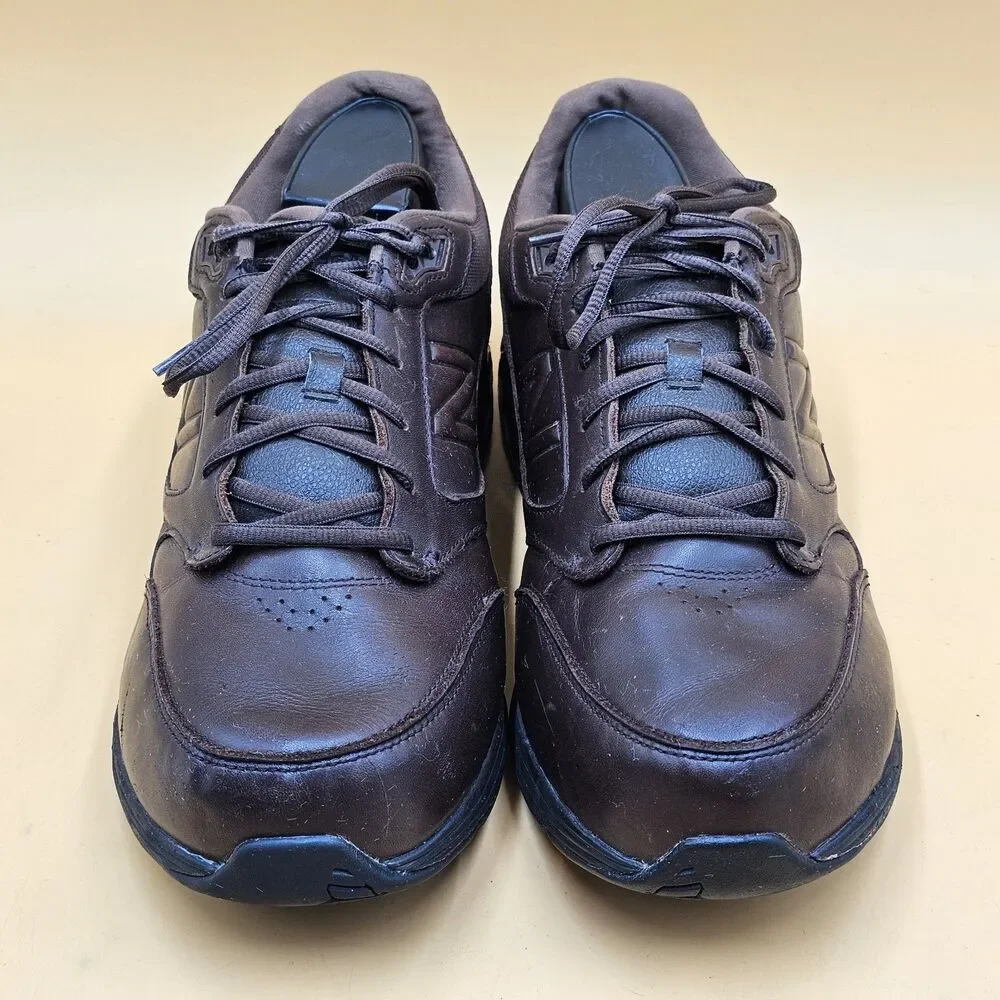 New Balance 928 v3 Walking Shoes Men's Size 11 Brown Leather Comfort Sneakers